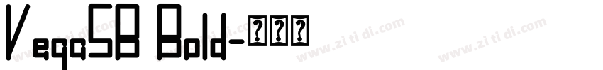 VegaSB Bold字体转换